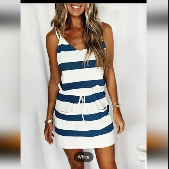 Bundle- Navy blue bracelet and summer skirt with top. Bundle style together. - Picture 3 of 3